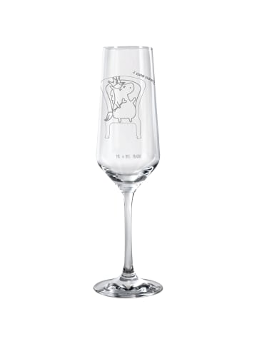 Mr. & Mrs. Panda Sektglas Einhorn König ohne Spruch in Transparent