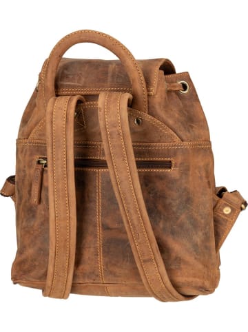 Greenburry Rucksack / Backpack Vintage 1711S in Sattelbraun
