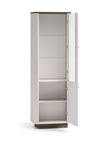 Feldmann-Wohnen Vitrine Vilavio Kaschmir Windmill Eiche dunkel 65 / 40 / 200cm