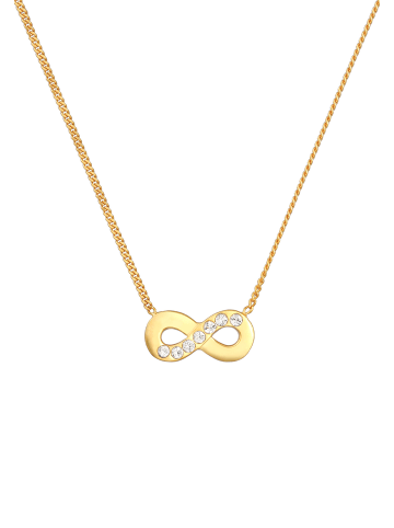 Elli Halskette 925 Sterling Silber Infinity in Gold