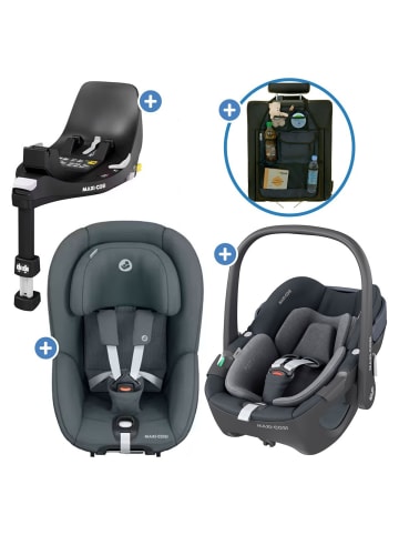 Maxi-Cosi 3in1 Babyschale & Reboarder-Set FamilyFix in grau