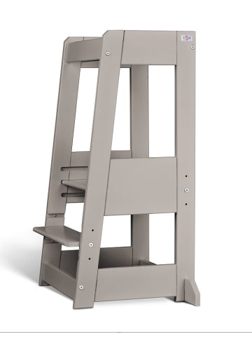 tiSsi tiSsi® Entdeckerturm / Lernturm FELIX mitwachsend Buche massiv STORMY GREY 