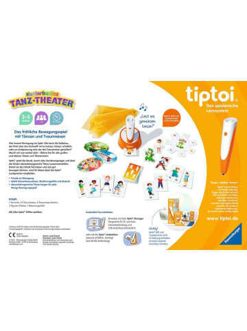 Ravensburger Bewegungsspiel tiptoi® ACTIVE Kunterbuntes Tanz-Theater 3-5 Jahre in bunt