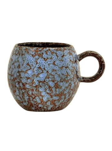 Bloomingville Becher PAULA Blau Braun mit Henkel