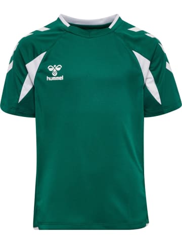 Hummel Kinder Sportshirt "Core 2.0 Jersey S/S" in Grün