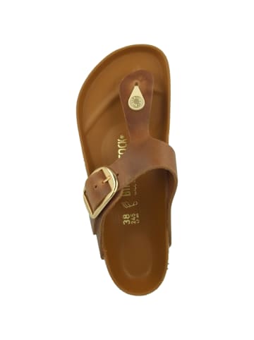 Birkenstock Zehensandale Gizeh Big Buckle Naturleder normal in braun