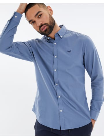 Threadbare Langarmhemd Beacon in Solid Denim