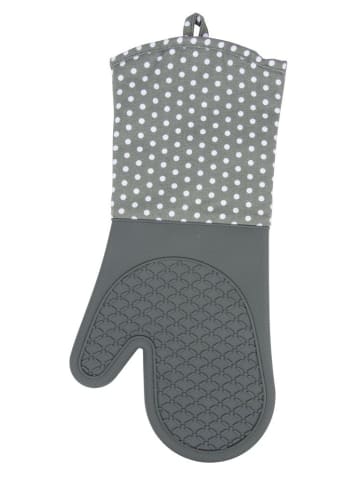 Wenko Silikon-Küchenhandschuhe, 2 Stück, Backzubehör in Grau, (B) 18,5 x (H) 37,5 cm