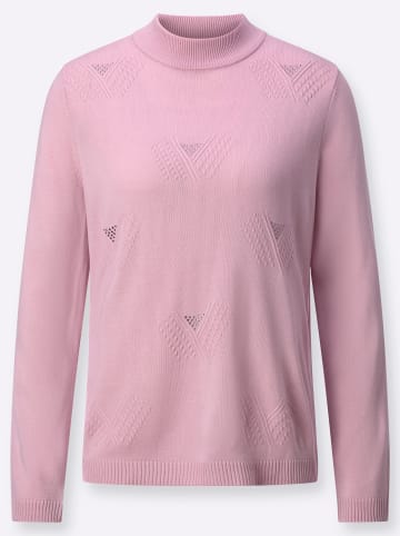 WITT WEIDEN Stehkragenpullover in rosé