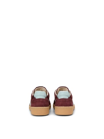 Marc O'Polo Sneaker in dark aubergine red/calm blue