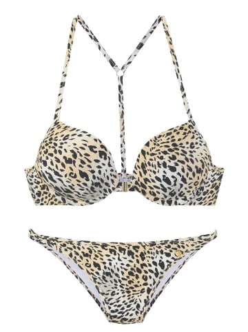 LASCANA Push-Up-Bikini in Tierdruck