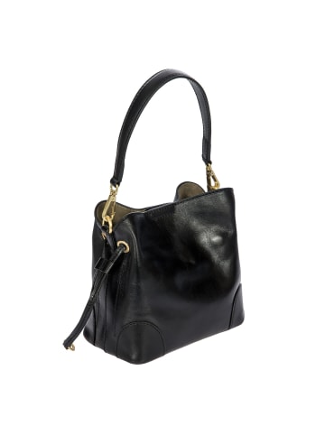 BRIC`s Volterra Schultertasche Leder 20 cm in black