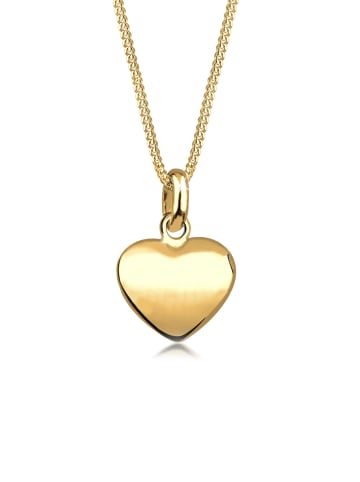 Elli Halskette 925 Sterling Silber Herz in Gold