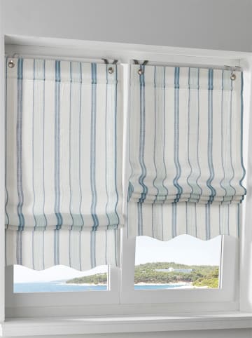 Heine Raffrollo in offwhite-blau