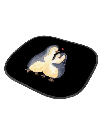 Mr. & Mrs. Panda Sonnenschutz Auto Seitenscheibe Pinguin umarmen... in Schwarz