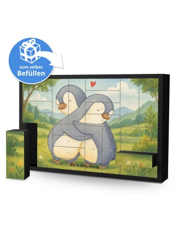 Mr. & Mrs. Panda Befüllbarer Adventskalender Pinguine Kuscheln D... in Weiß