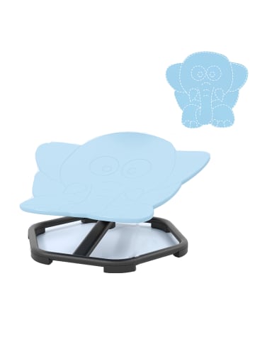 COSTWAY Sensorischer Drehstuhl Kinder in Blau