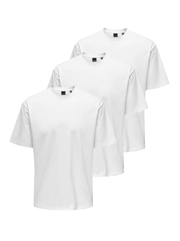 ONLY & SONS T-Shirt Onsfred in Weiß