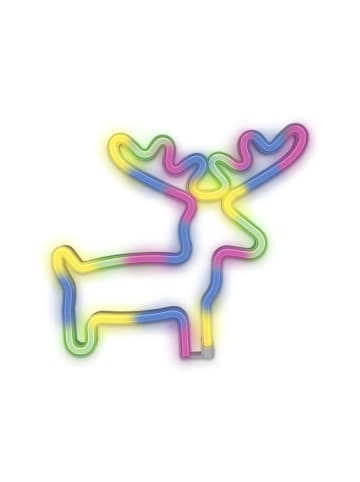 COFI 1453 Neon LED Zeichen Licht Batterie / USB LED Licht Home Leuchtschild Nachtlicht Moose - Multicolor in Bunt