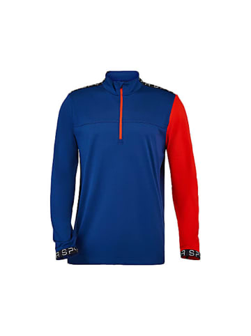 SPYDER Shirt ORION ZIP T-NECK in Blau