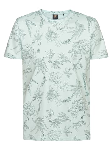 Petrol Industries T-Shirt mit Allover-Print Rocosa in Grün