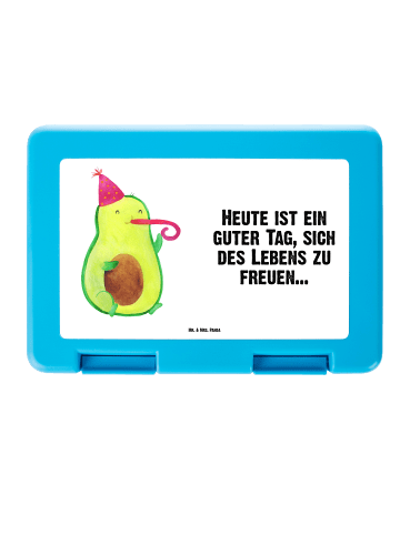Mr. & Mrs. Panda Brotzeitbox Avocado Feier mit Spruch in Weiß
