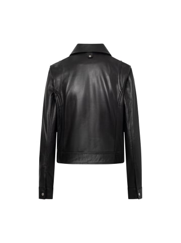 Bolongaro Trevor Lederjacke Louisa Trucker in schwarz