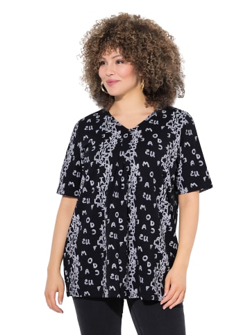 Ulla Popken Langarmshirt in schwarz