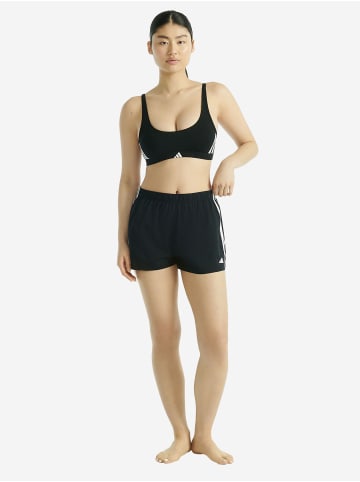 adidas Bralette Sport Active Essentials Cotton 3 Stripes in Black