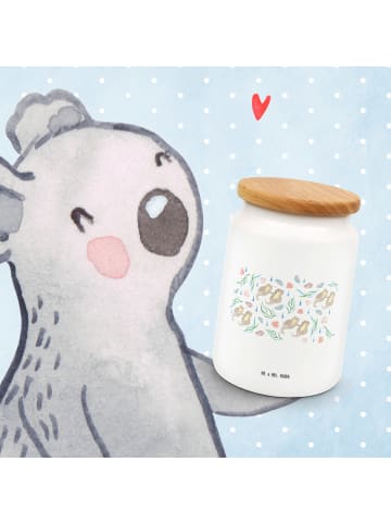 Mr. & Mrs. Panda Vorratsdose Otterliebe Design ohne Spruch in Weiß