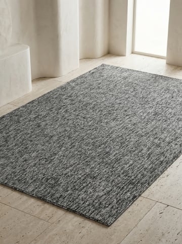 KADIMA DESIGN Teppich Kurzflor Waschbar Einfarbig AMMER Strapazierfähig OEKO-TEX in Grau