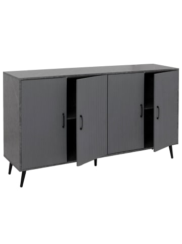 MCW Sideboard N89, Marmor-Optik grau