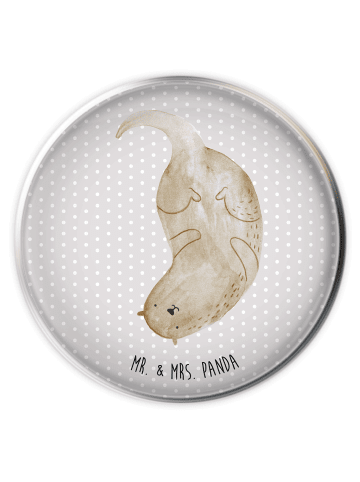 Mr. & Mrs. Panda Waschbecken Abfluss Otter Kopfüber ohne Spruch in Grau Pastell