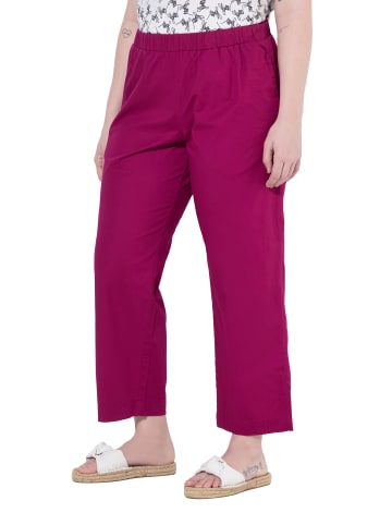 Ulla Popken Chinohose in magnolienrot