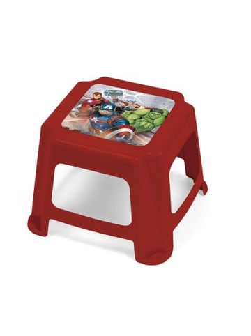 Avengers Kunststoff Hocker Praktischer Sitzplatz im Avengers-Look in Rot