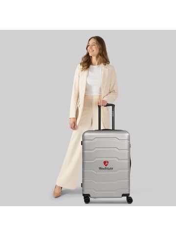 Tonino Lamborghini Bologna 4 Rollen Trolley M 67 cm in silver