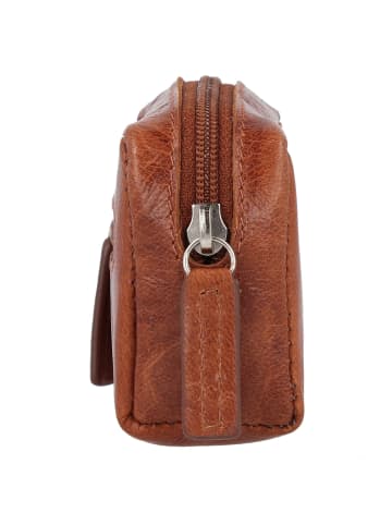mano Donna Aurona Schlüsseletui RFID Leder 10,5 cm in cognac
