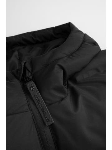 Coccodrillo Winterjacke mit Kapuze in schwarz