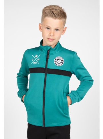Gorilla Wear Vernon Kinder Trainingsjacke - Blaugrün