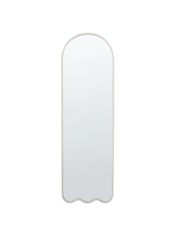Beliani Wandspiegel BUSSY in Weiß - (W) 45 x (H) 145 x (L) 3 cm Vertikal