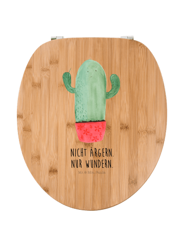 Mr. & Mrs. Panda klo deckel Kaktus Wut mit Spruch in Braun