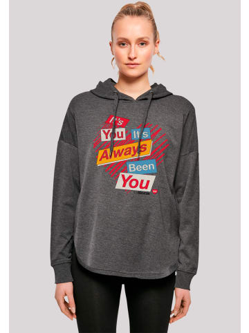 F4NT4STIC Oversized Hoodie Sex Education It's Always You Netflix TV Series in charcoal