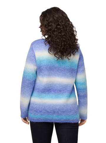 Ulla Popken Pullover in helles azurblau