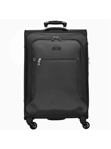 D&N Travel Line 6400 4-Rollen Trolley 78 cm in schwarz I