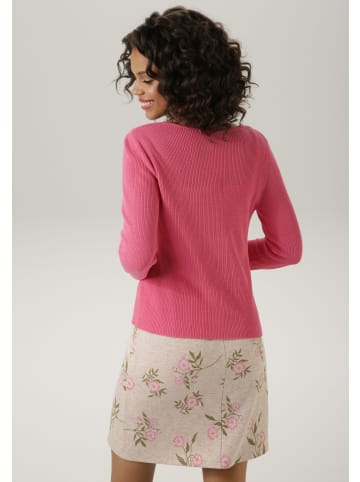 Aniston CASUAL Strickjacke in pink