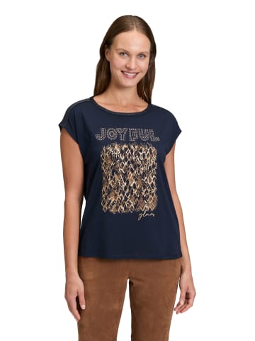 Betty Barclay Blusenshirt mit U-Boot-Ausschnitt in Dark Blue/Rosé