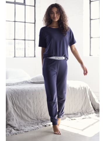Copenhagen Studios Pyjamahose in dunkelblau