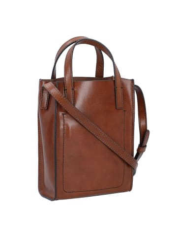 The Bridge Mirra Handtasche Leder 15,5 cm in marrone