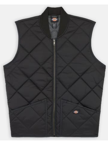 Dickies Weste "Diamond Quilted Vest" in Schwarz