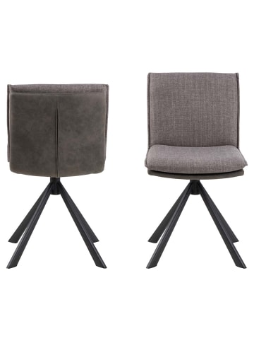 ebuy24 Esszimmerstuhl Flynn Braun 47 x 59 cm